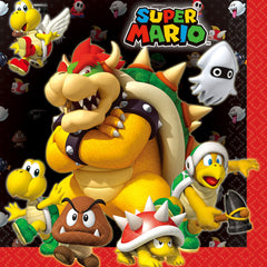 Nintendo Super Mario Bros Luncheon Napkins - 6.5 In. x 6.5 In., 16-Pack