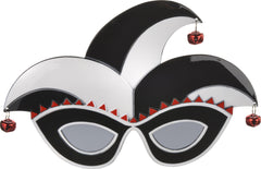 Jester Fun Shades - Red, Black & White Harlequin Glasses