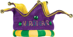 Plus Mardi Gras Jester Crown with Jingle Bells