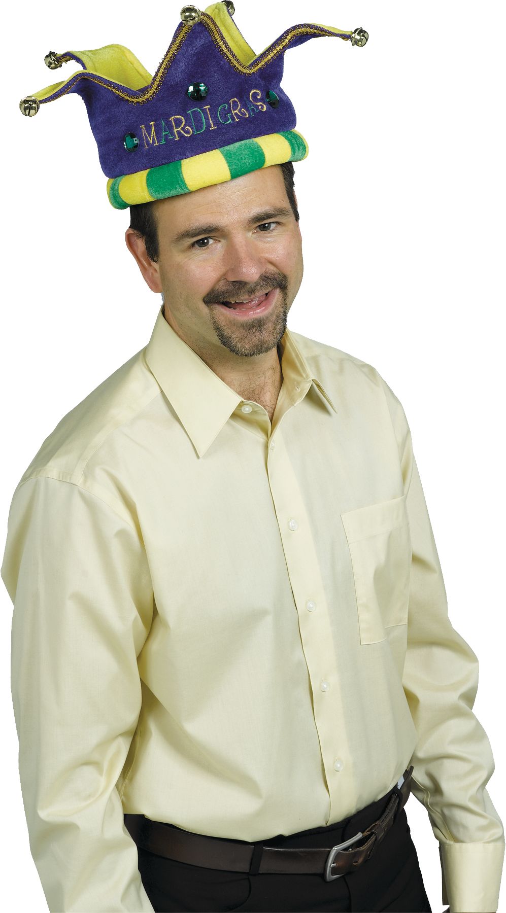 Plus Mardi Gras Jester Crown with Jingle Bells