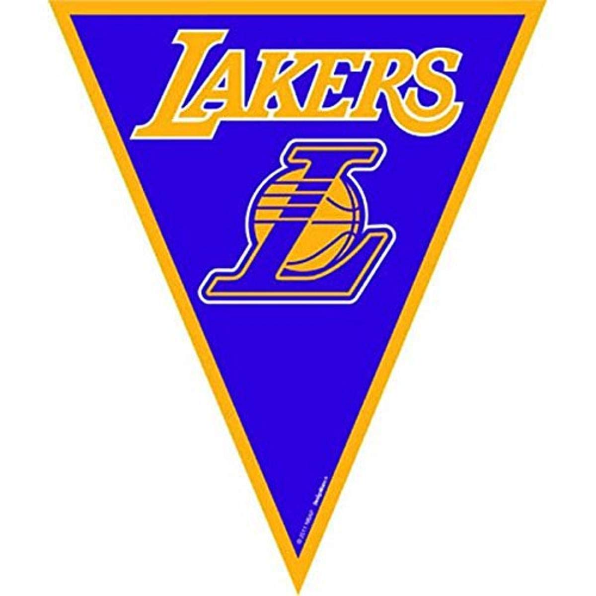 Los Angeles Lakers NBA Pennant Banner
