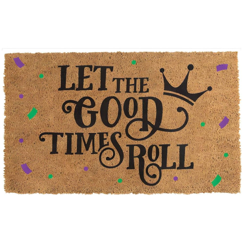 "Let the Good Times Roll" Doormat