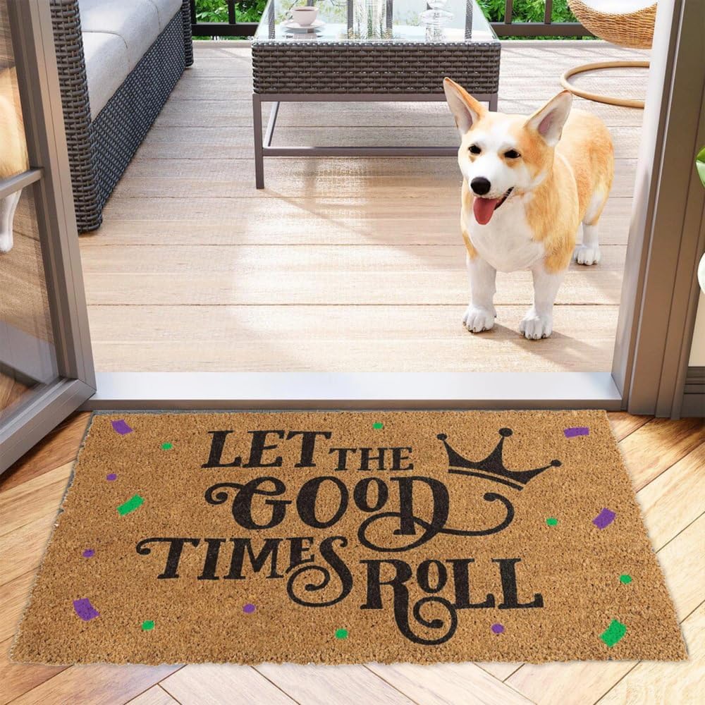 "Let the Good Times Roll" Doormat