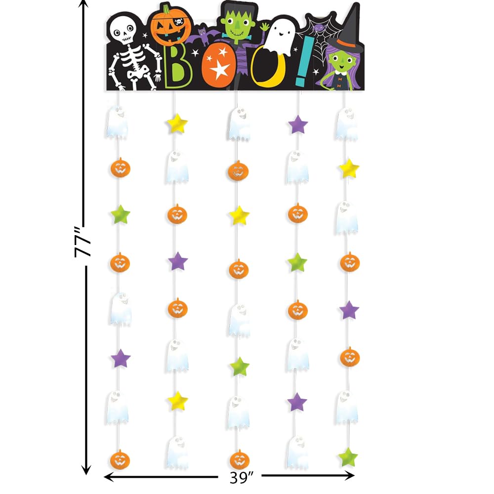 Hallo Friends Halloween Door Curtain