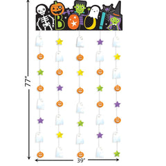 Hallo Friends Halloween Door Curtain