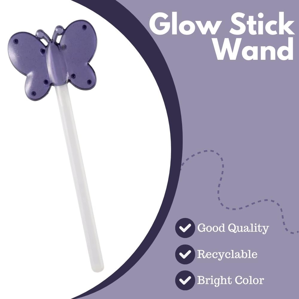 Purple Butterfly Glow Wand for Nighttime Fun