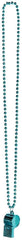 Turquoise Whistle on Chain - Team Spirit Noisemaker
