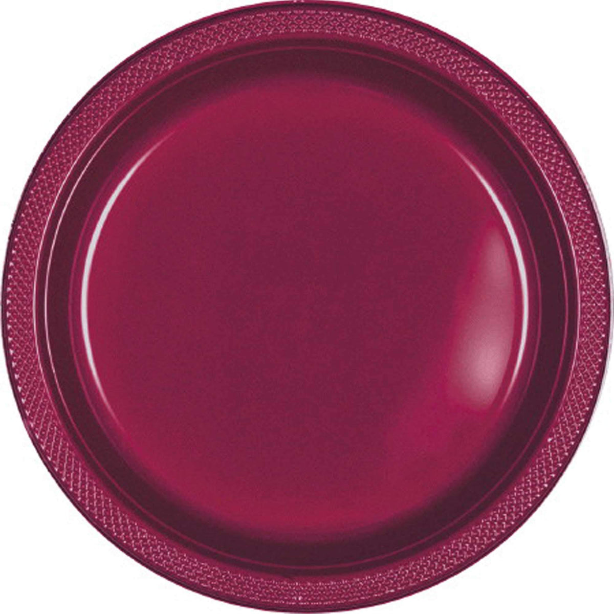 Berry 7" Round Plastic Plates - 20 Count