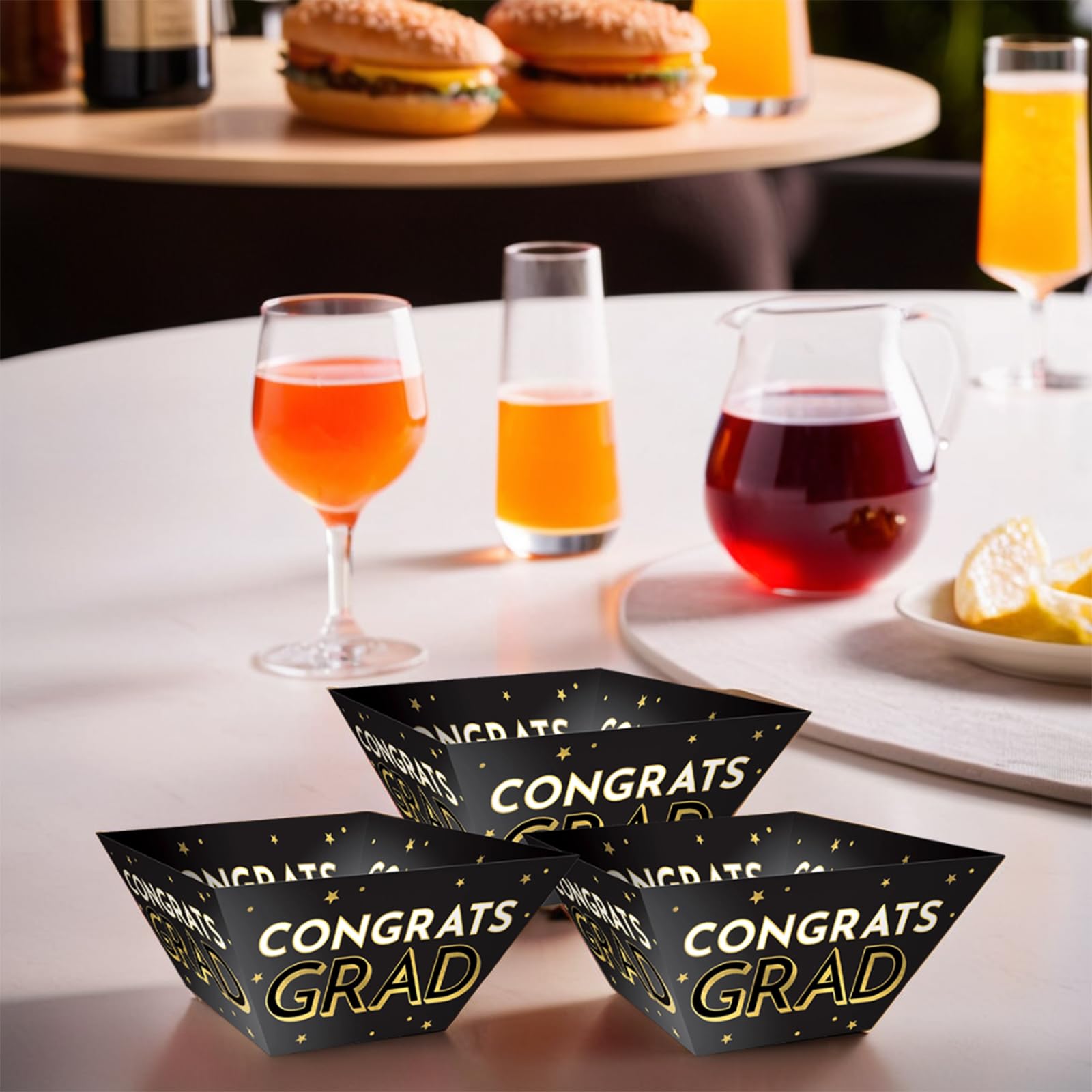 Large Square Graduation Party Bowls