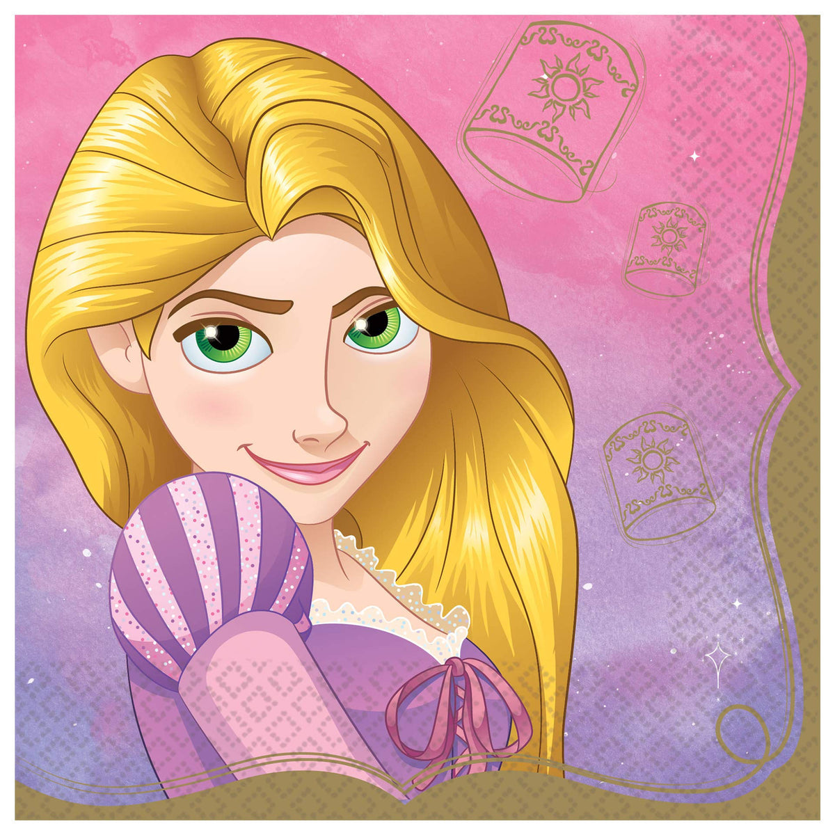 Disney Princess Rapunzel Lunch Napkins - 16 Pack
