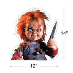 Child's Play Chucky Window Cling Decoration