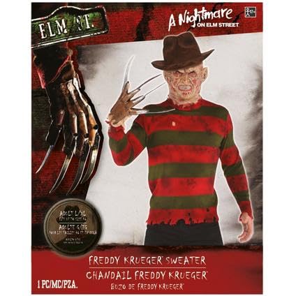 Freddy Krueger Sweater Costume - Size S/M