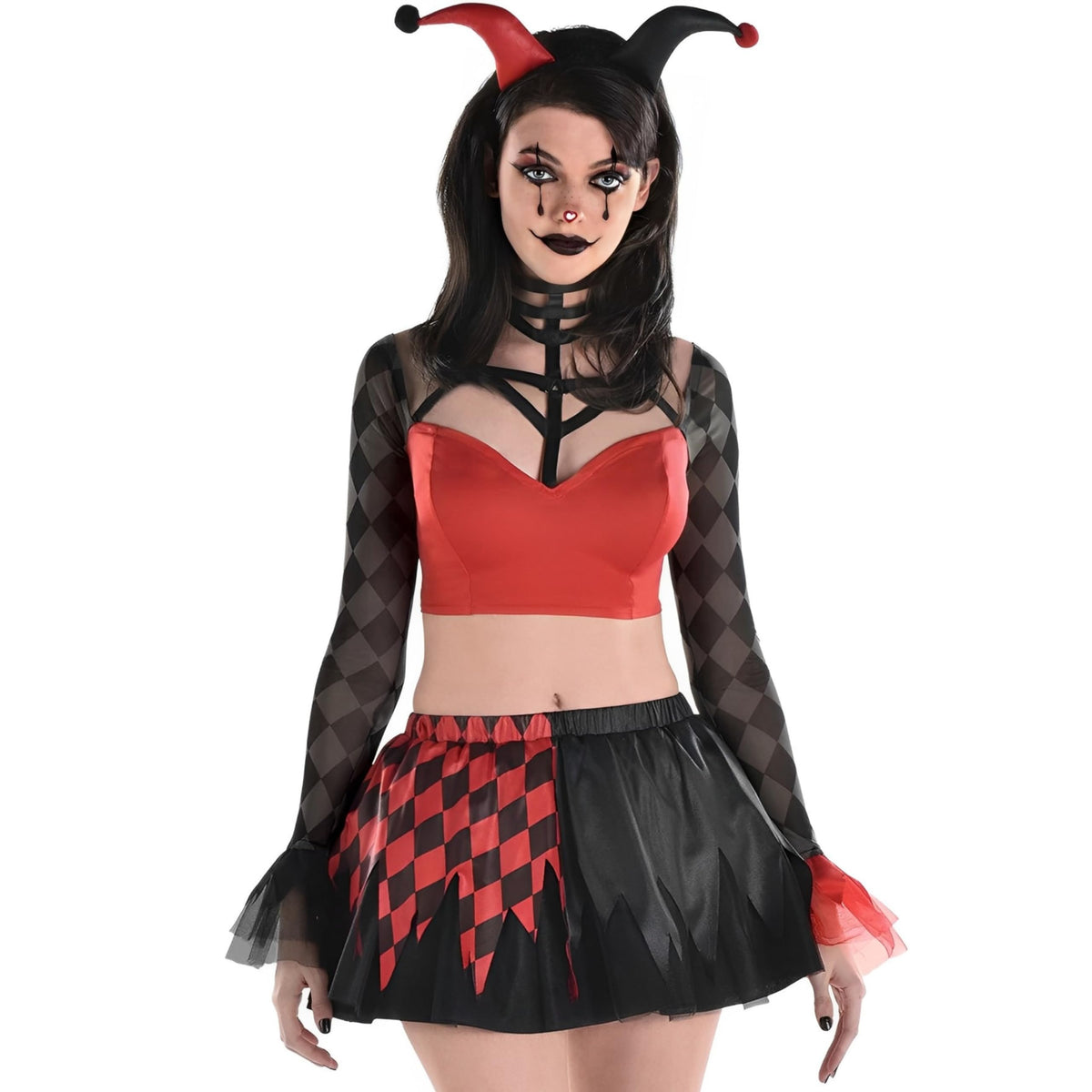 Women's Jester Vixen Halloween Costume