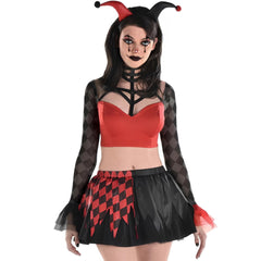 Women's Jester Vixen Halloween Costume