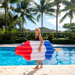 Patriotic Rocket Pop Inflatable Raft