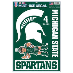 Michigan State Spartans 11x17 Inch Decal Sheet