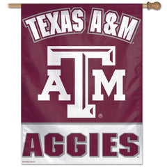 Texas A&M Vertical Sports Flag