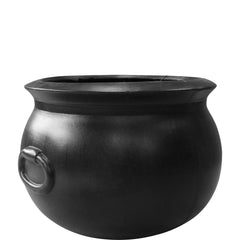 12 in. black witch cauldron included in the Halloween trick-or-treat kit