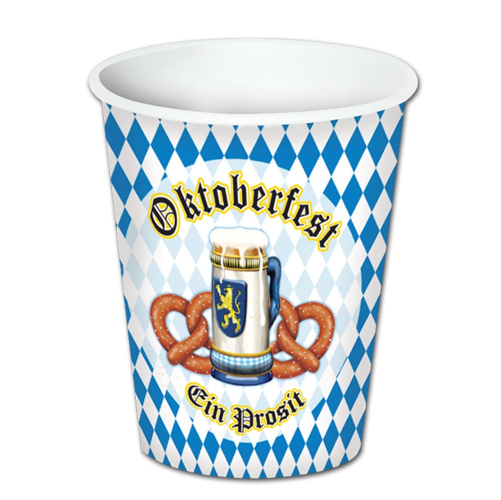 Oktoberfest Harvest 9oz Cups - Pack of 8