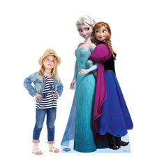 Frozen Elsa & Anna Life-Size Standee - 70 Inch
