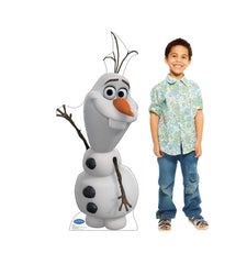 Life-Size Olaf Standee - 45" Frozen Birthday Decoration