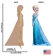 Frozen Elsa Cardboard Standee - 70x32 Inches