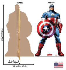Captain America Avengers Standee - 74" x 41"