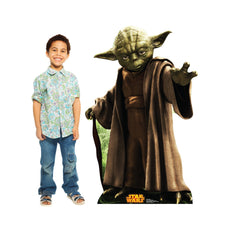 Star Wars Yoda Cardboard Standee - 46x29 Inches