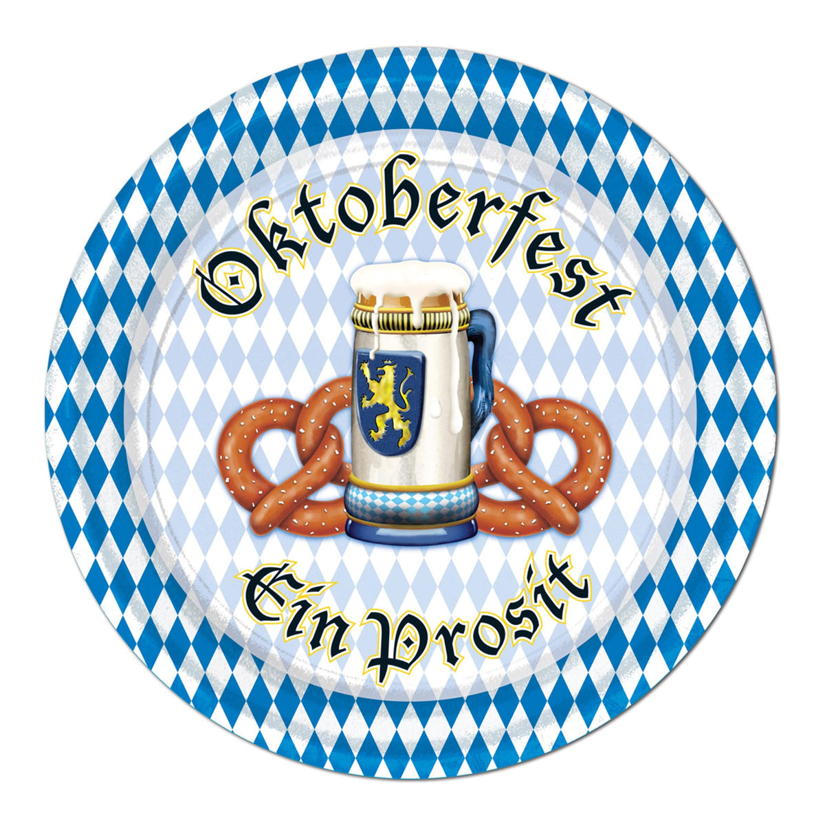 Oktoberfest Harvest 7-Inch Plates - 8 Count