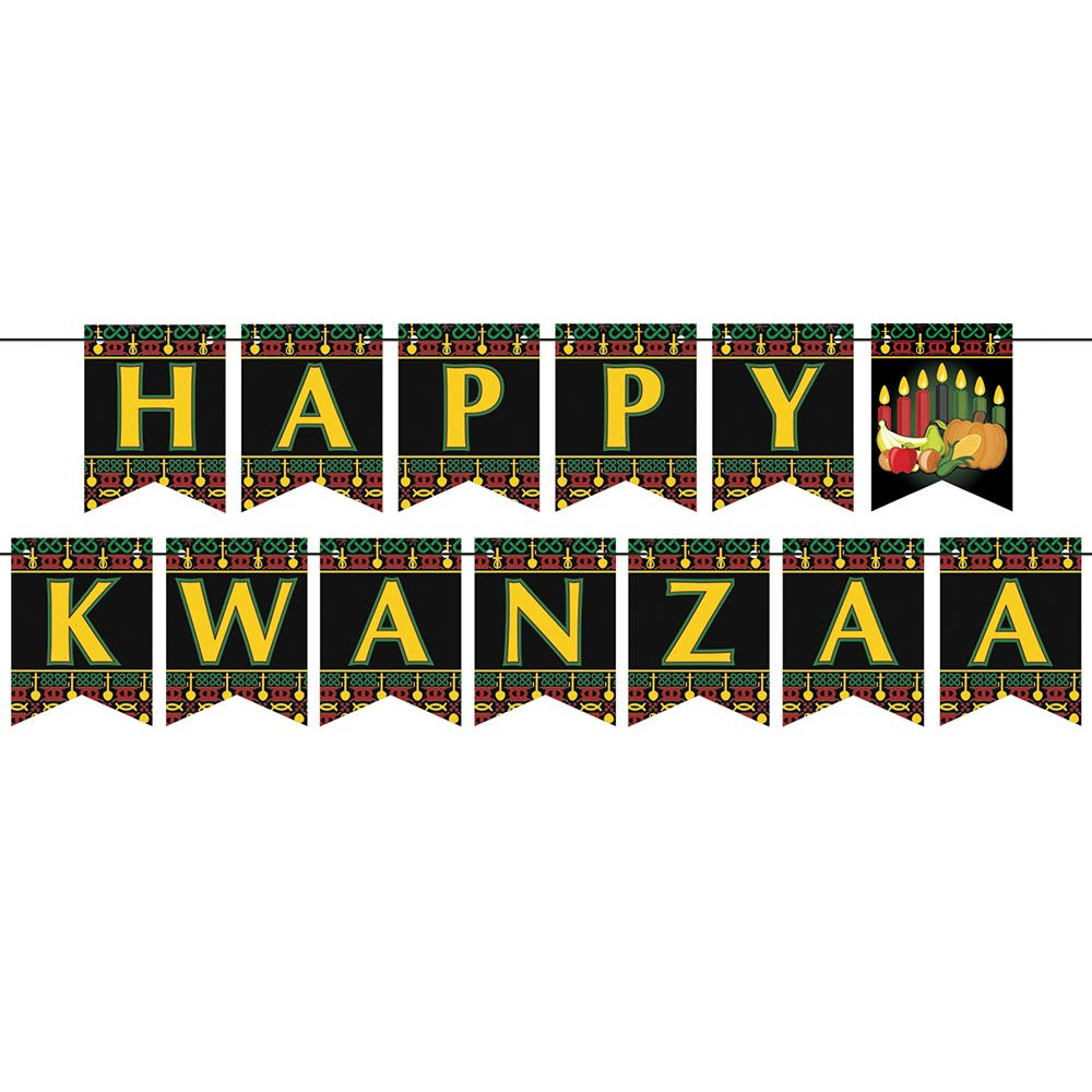 Festive 6x7FT Happy Kwanzaa Celebration Banner