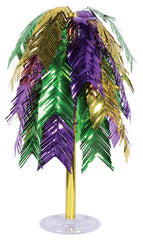 Elegant 24-Inch Cascading Metal Centerpiece for Masquerade Events