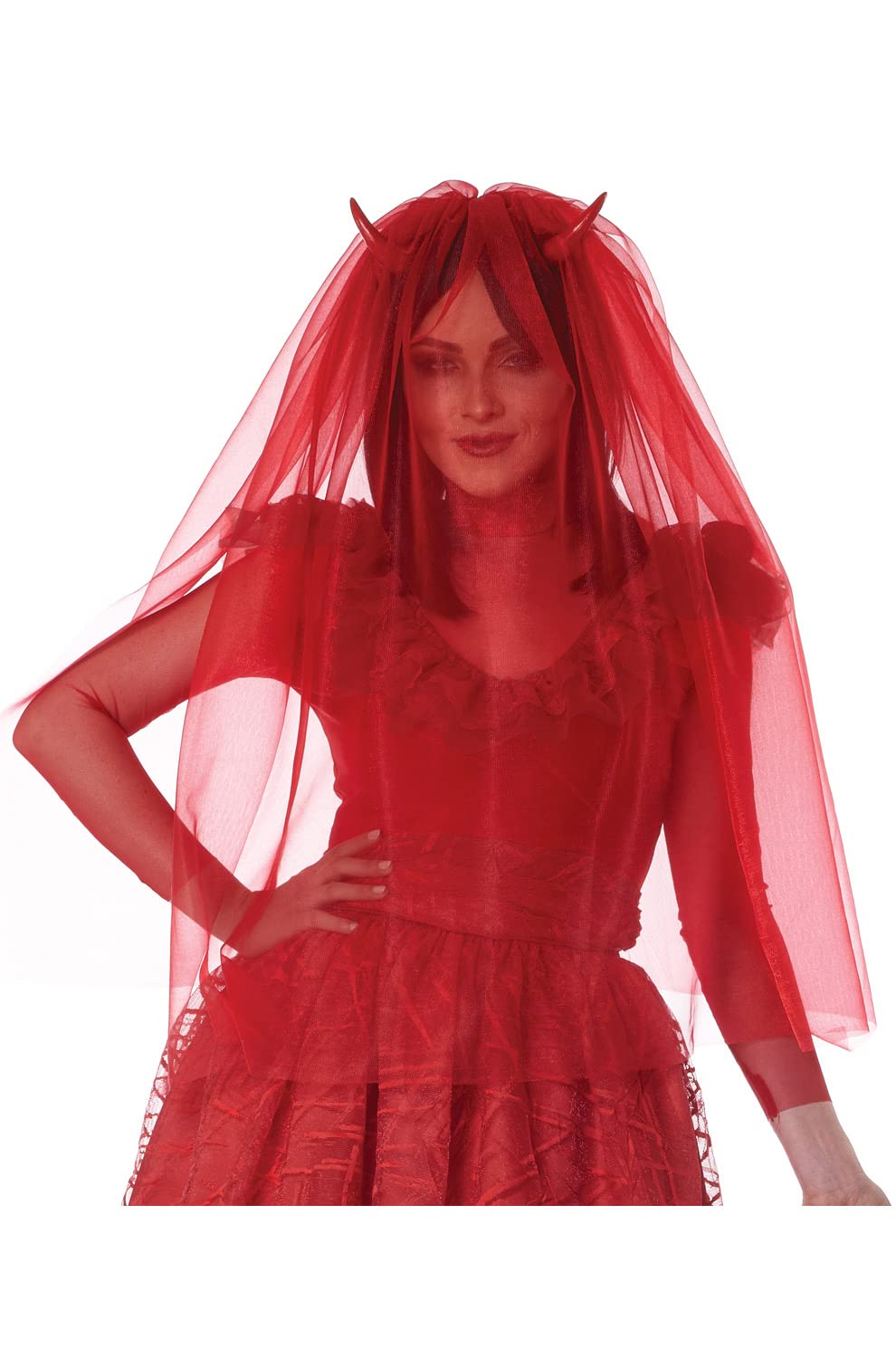 Gothic Bride of Darkness Costume - Women's Vampire Halloween Attire