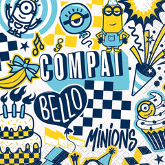Minions 2 Beverage Napkins - 16 Count