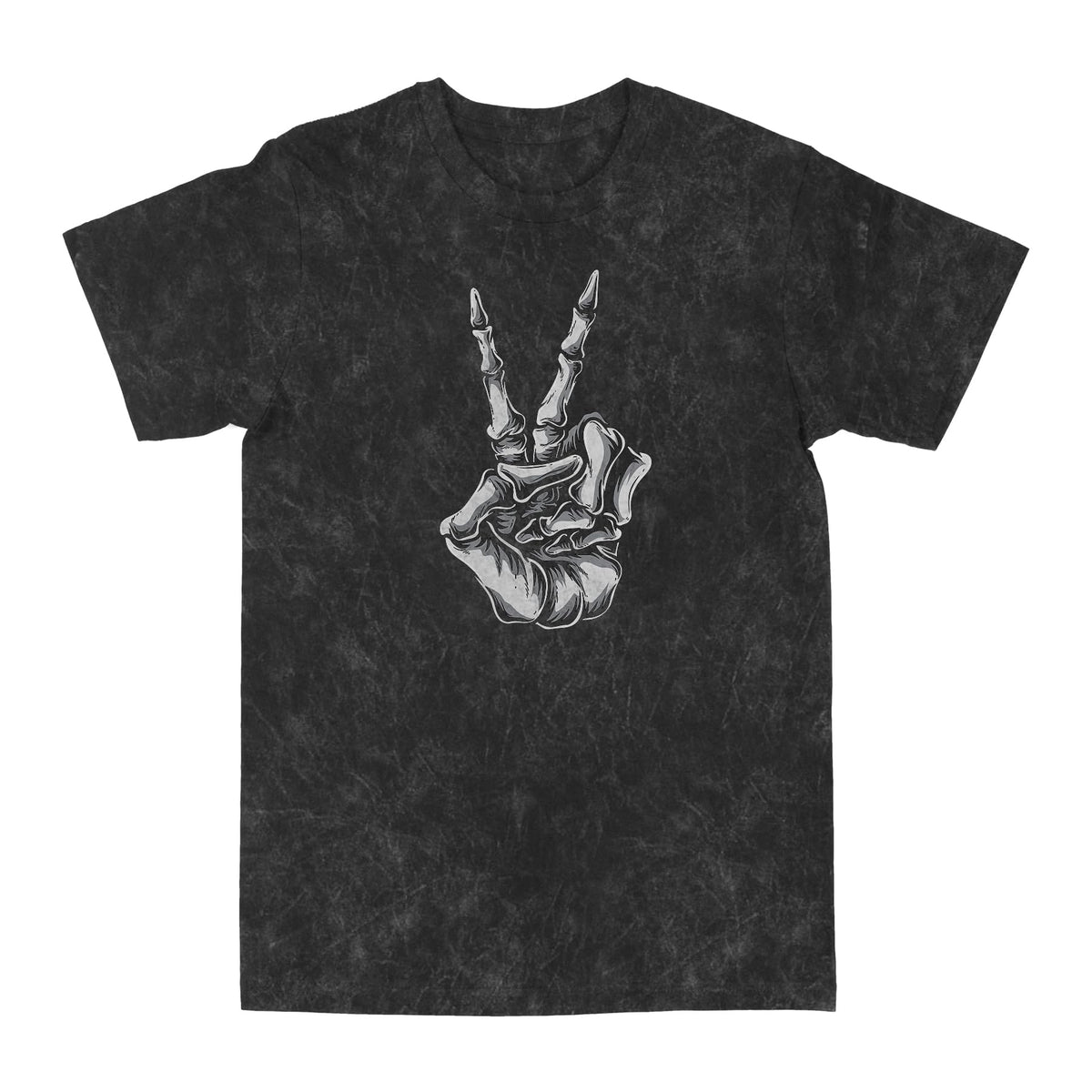 Skeleton Peace Sign Halloween T-Shirt (2-Pack)