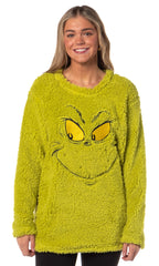 Grinch Pull-Over Sherpa Sweater - S/M