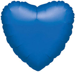 Royal Blue Heart Foil Balloon - 18 Inches