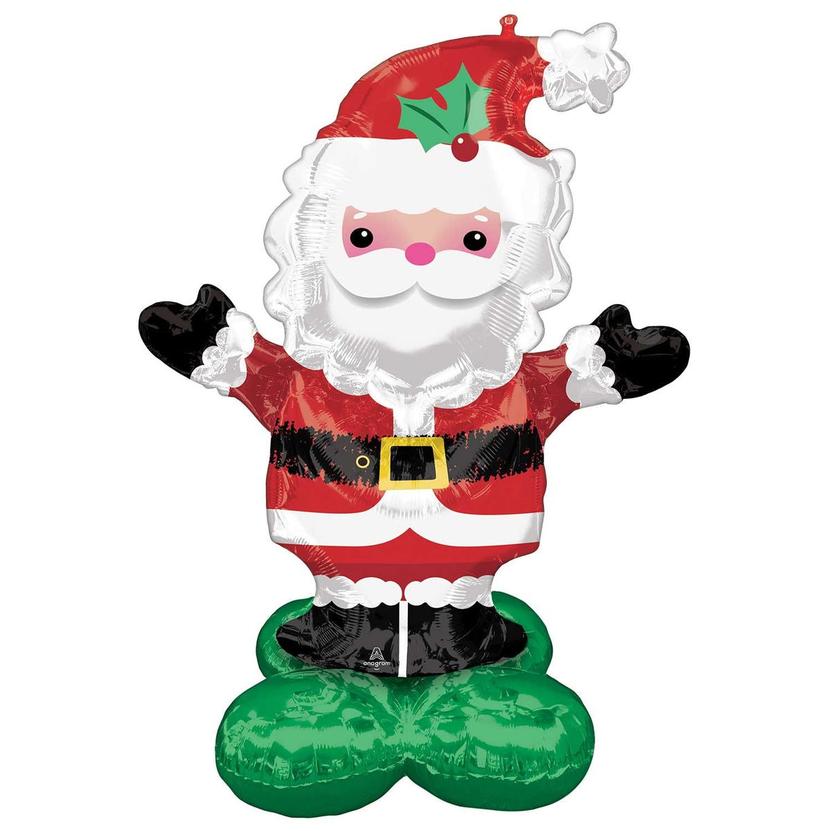 Festive Santa AirLoonz Foil Balloon