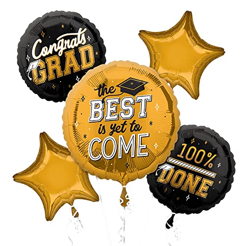 "The Best is Yet to Come" Graduation Foil Balloon Bouquet