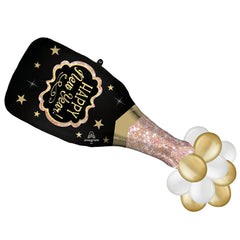 New Year's Eve Bubbly Metallic Balloon