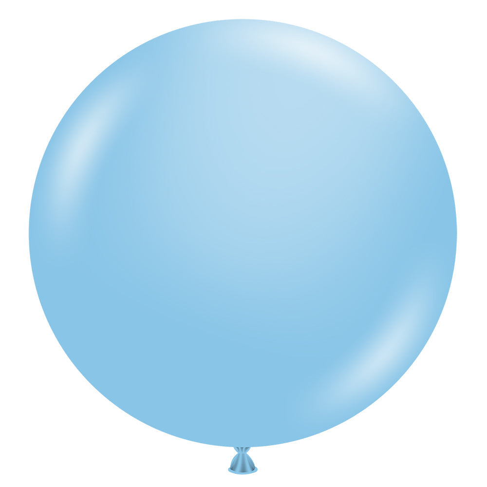 L Blue 1/36' Single Pack Latex Balloon