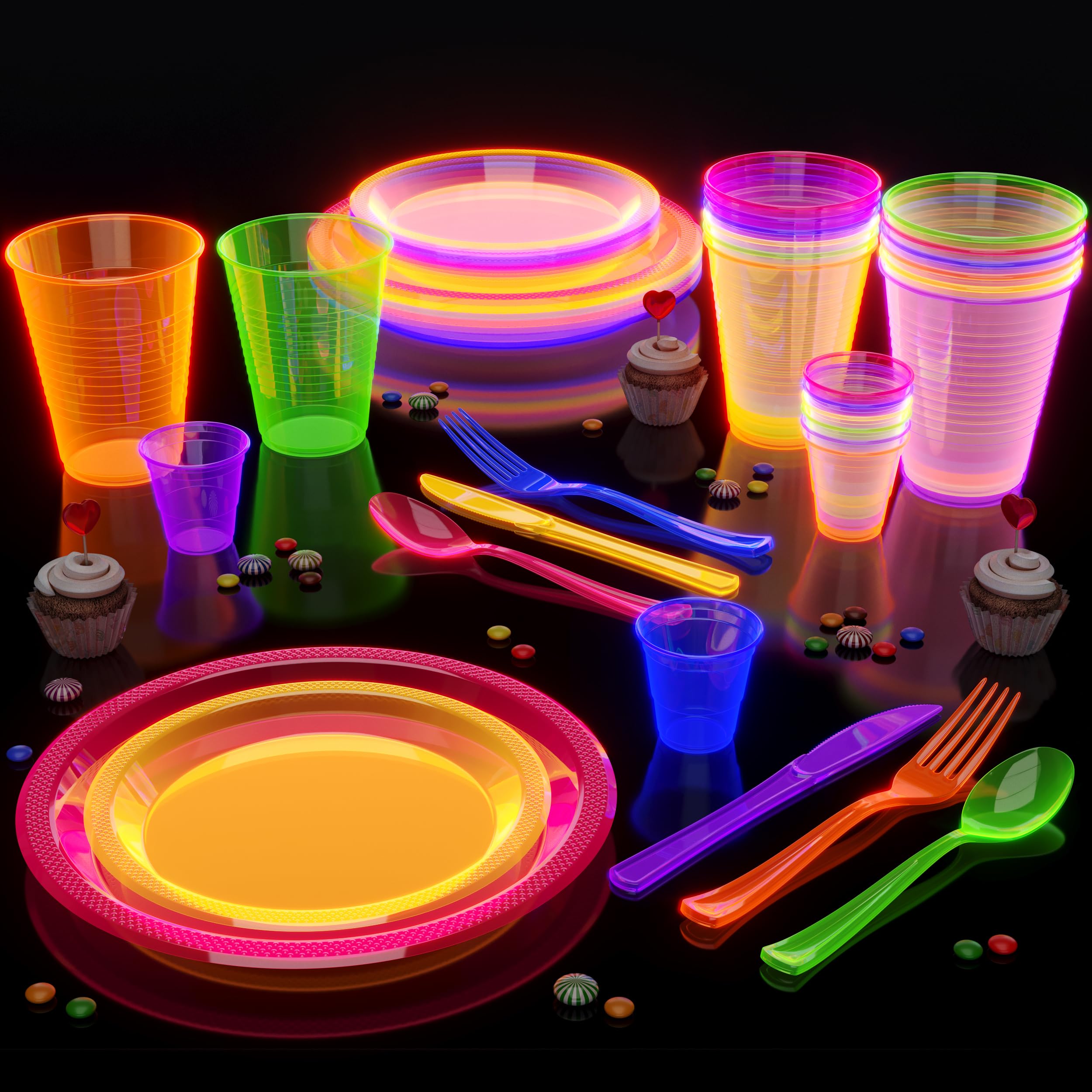 360 Pcs Neon Party Combo Pack