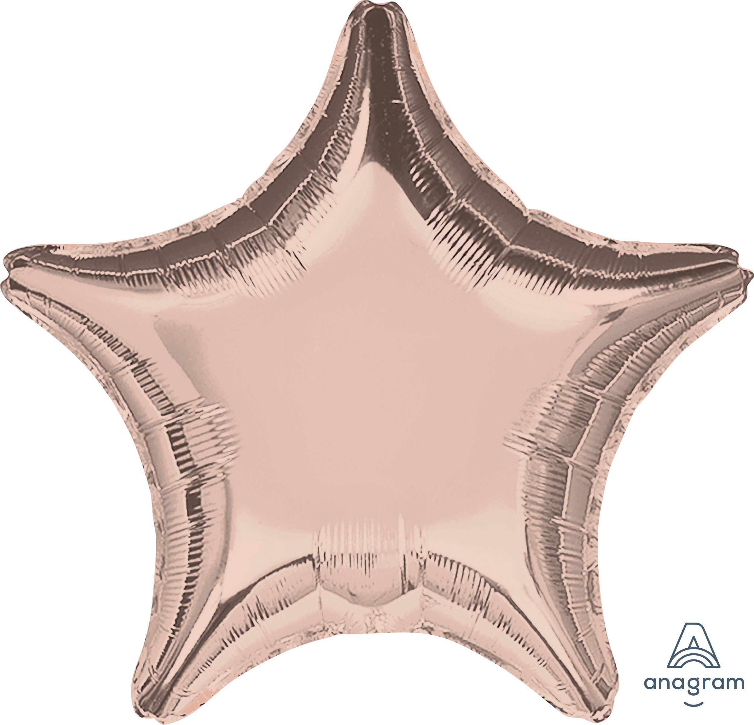Rose Gold Star Foil Balloon - 18"