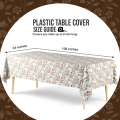 Trendables Premium Pomegranates Table Cover 54 x 108 - 2 Pack