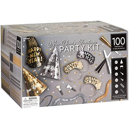 NYE Kit 100 person Amscan Party City 300 pcs