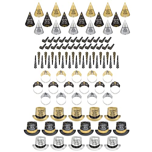 Amscan Party City New Years 50 Person Kit 2025 New Years