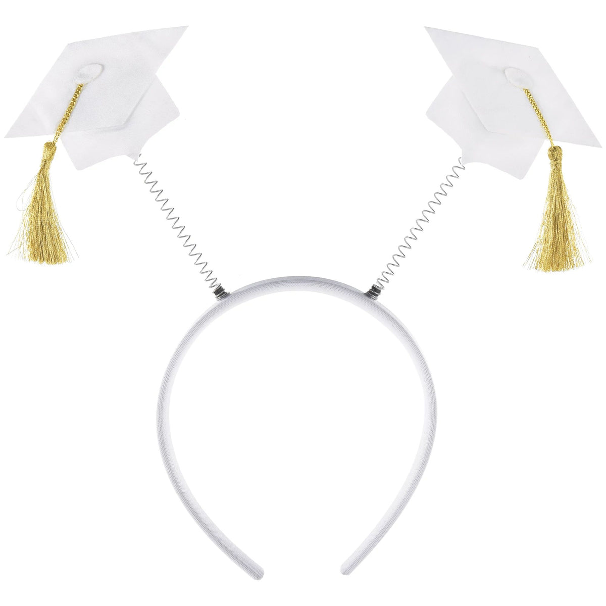 Class 101 - Graduation Cap Headbopper, White