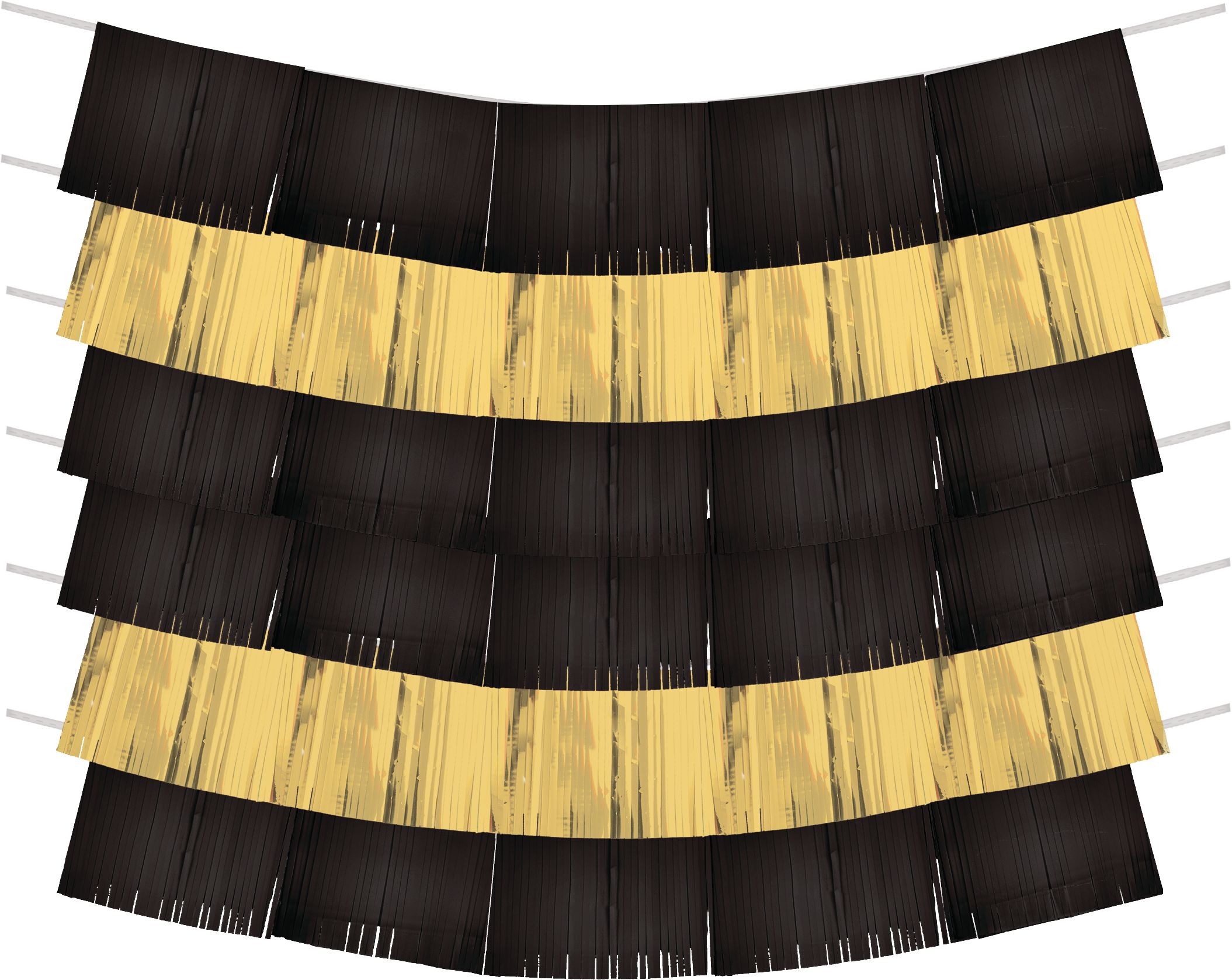 Class 101 - Fringe Hanging Garland Banner Decoration, Assorted Colours, 10-in, for Birthday/Christmas/New Year's Eve/Graduation