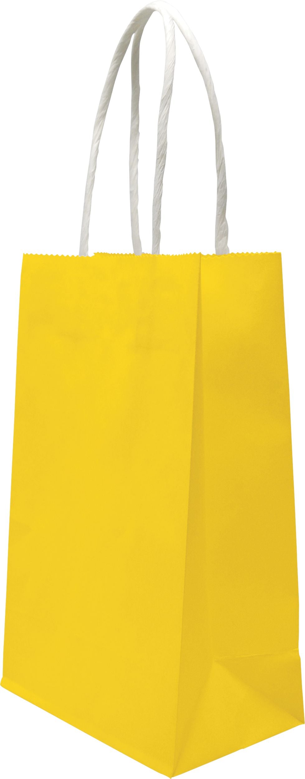 PMA - Light Yellow Small Kraft Gift Bag | 1 Count