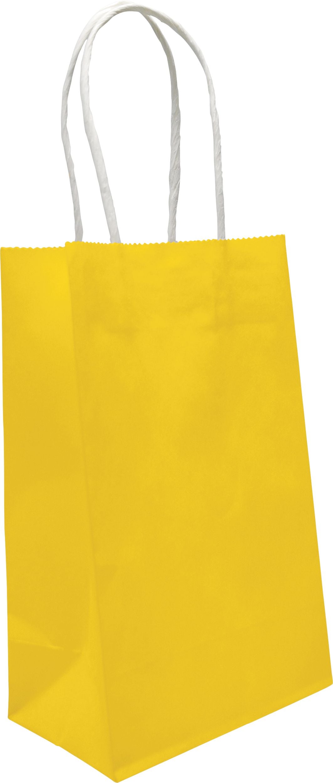 PMA - Light Yellow Small Kraft Gift Bag | 1 Count