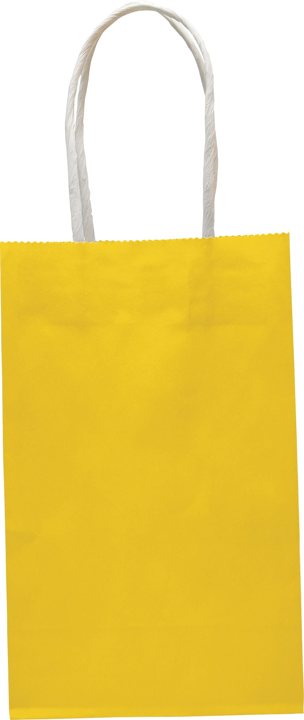 PMA - Light Yellow Small Kraft Gift Bag | 1 Count